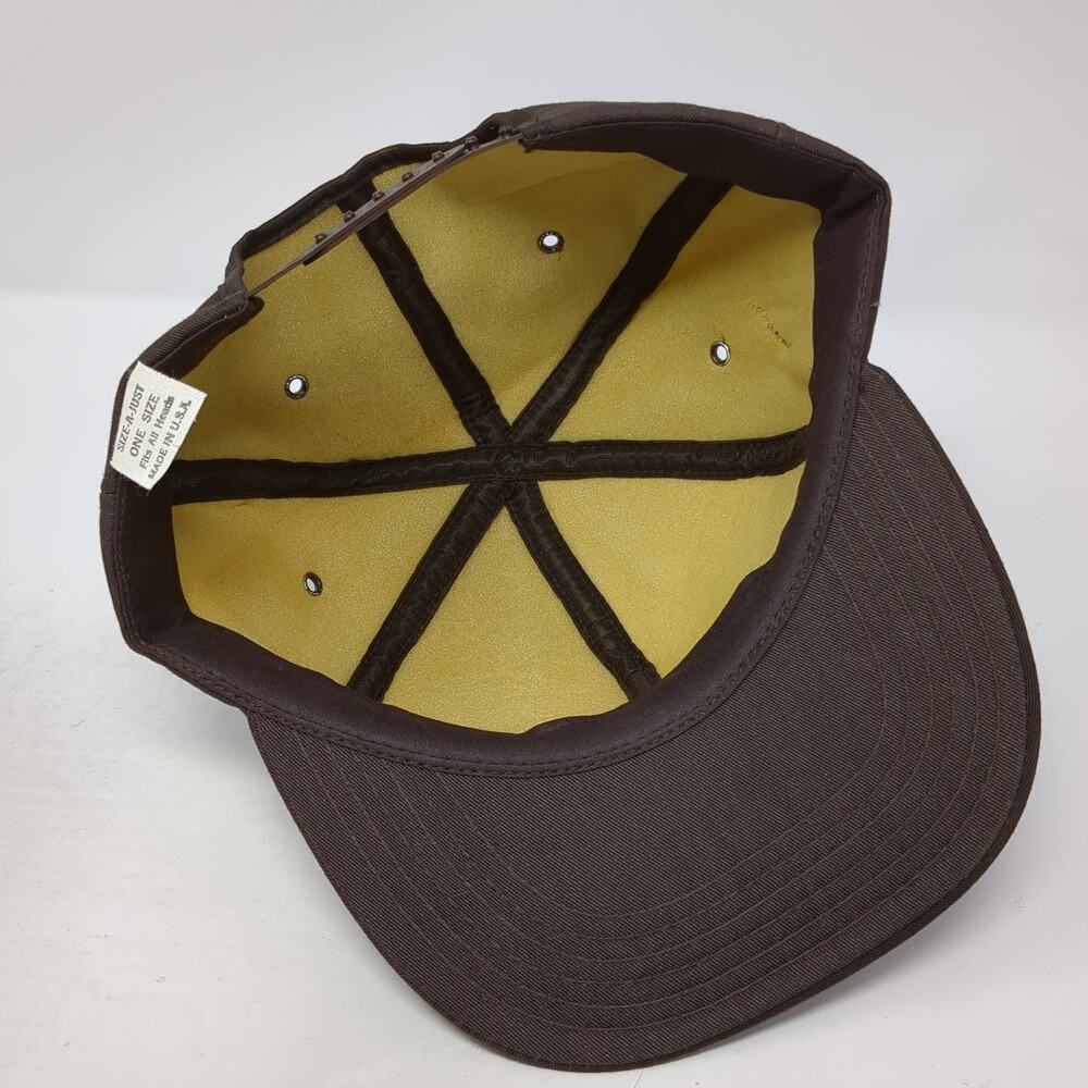Simplot Patch Snapback Hat Brown One Size Adjusta… - image 7